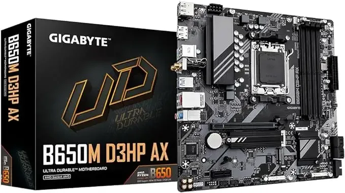 GIGABYTE B650M D3HP AX DDR5 Micro ATX AM5 Motherboard
