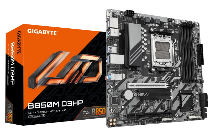 GIGABYTE B850M D3HP Micro ATX AMD Socket AM5 Motherboard