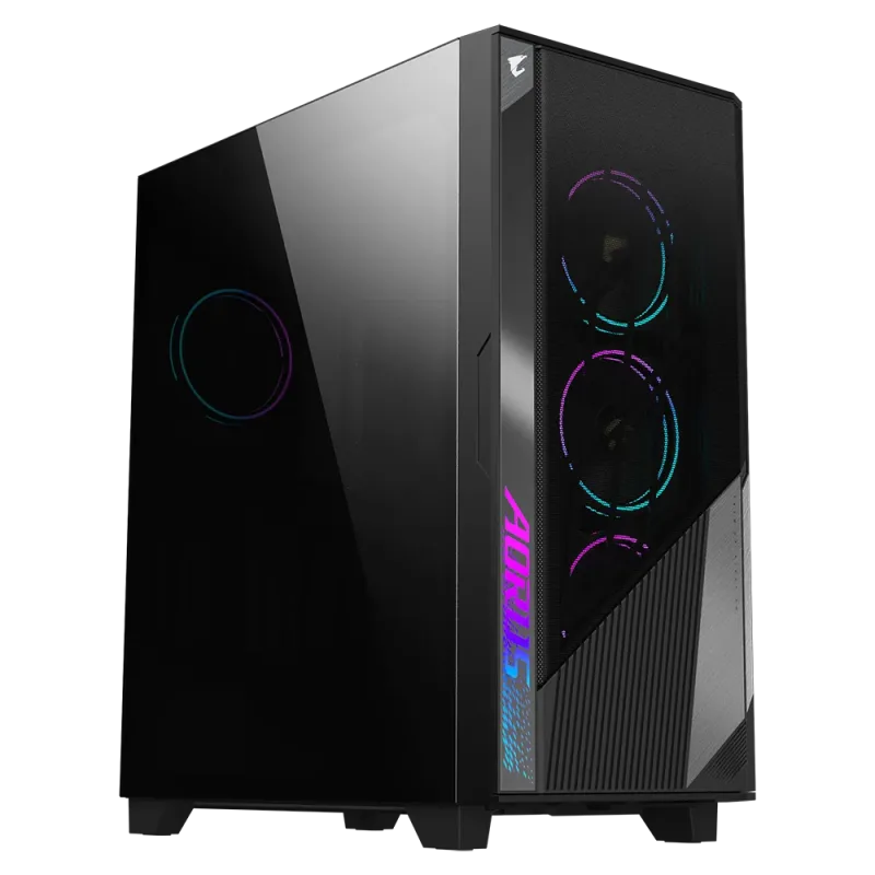 Gigabyte C500 Glass Mid Tower ARGB Gaming PC Case - GB-AC500G ST