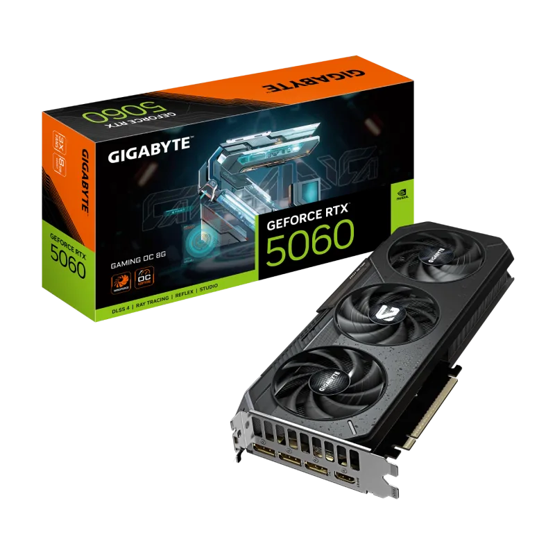 Gigabyte GeForce RTX 5060 GAMING 8GB OC Graphics Card