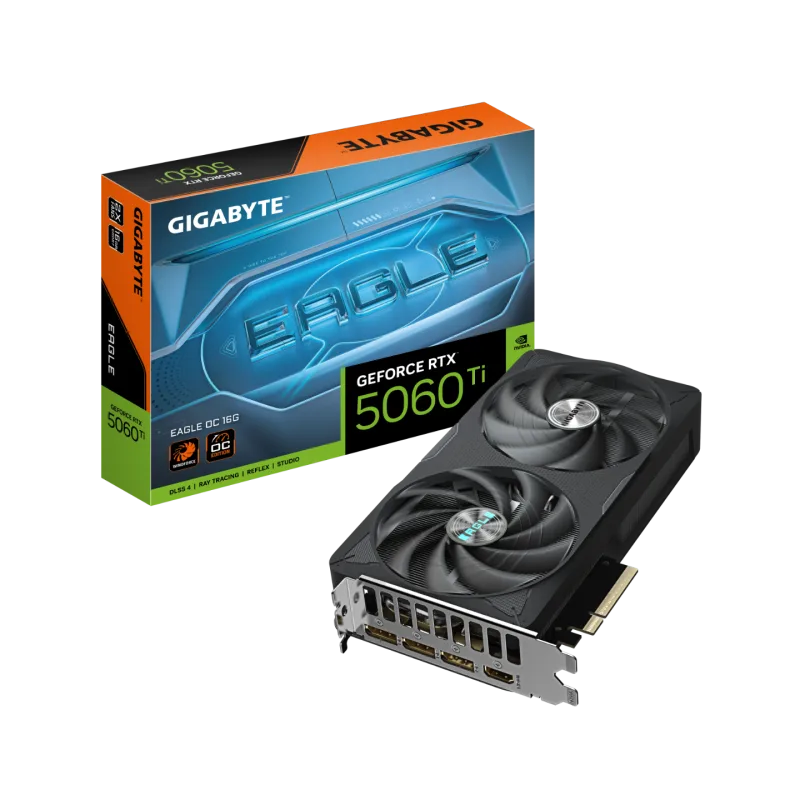 GIGABYTE GeForce RTX 5060 Ti EAGLE OC 16GB Graphics Card - GV-N506TEAGLE OC-16GD