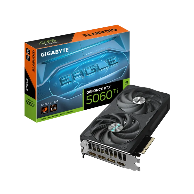 GIGABYTE GeForce RTX 5060 Ti WINDFORCE OC 16GB Graphics Card - GV-N506TWF2OC-16GD