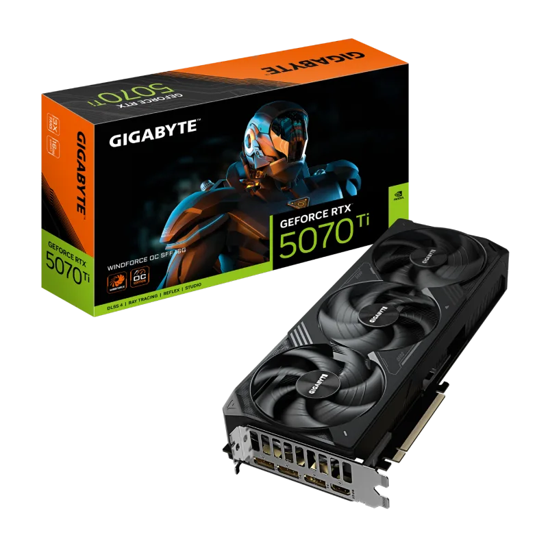Gigabyte GeForce RTX 5070 Ti WINDFORCE SFF 16GB GDDR7 Graphics Card