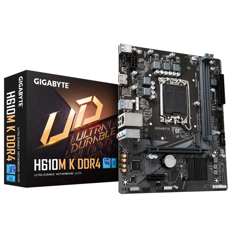 Gigabyte H610M K DDR4 Micro ATX Motherboard - LGA 1700
