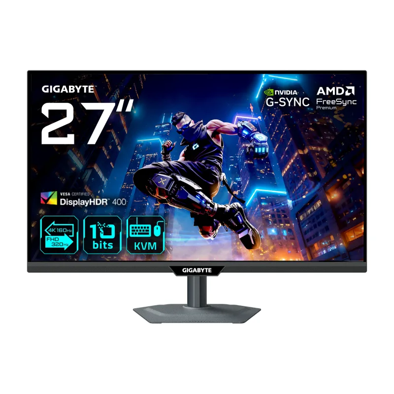 GIGABYTE M27UP 27 SS IPS Dual Mode 4K UHD 160Hz Full HD 320Hz 1ms Gaming Monitor