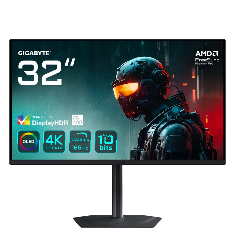 GIGABYTE MO32U 32 OLED 4K UHD 165Hz 0.03ms Gaming Monitor