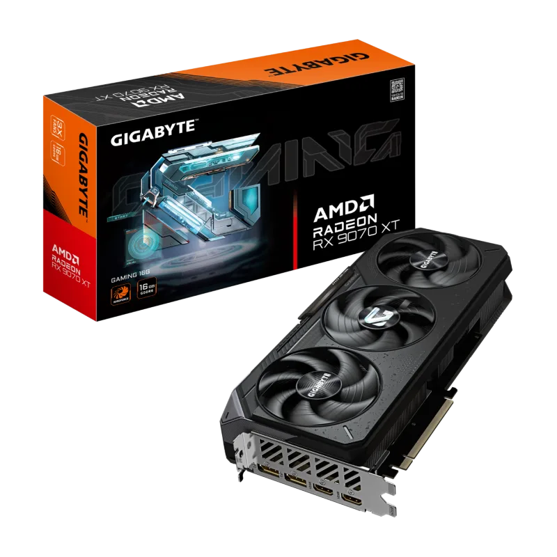 Gigabyte Radeon RX 9070 XT GAMING  16G GDDR6 16GB Graphics Card - GV-R9070XTGAMING-16GD