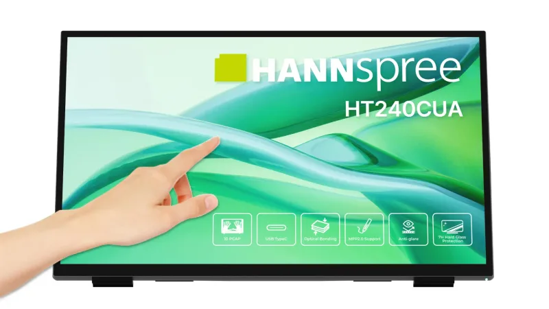 Hannspree HT240CUA 24 VA Full HD 100Hz USB-C Touchscreen Monitor