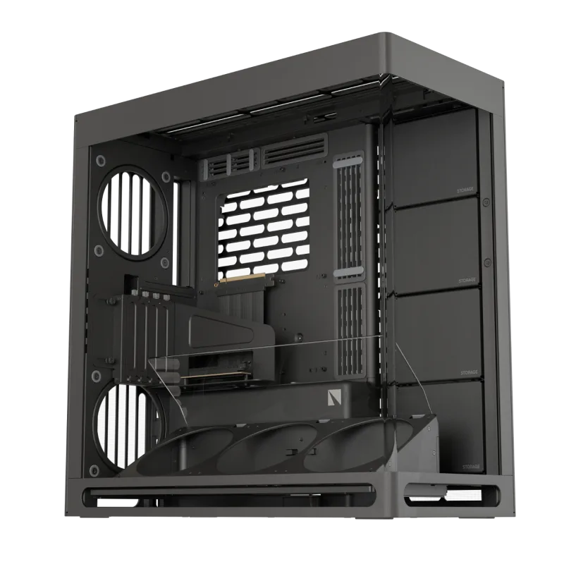HAVN HS420 VGPU Premium Mid Tower Case - Black - HVN-CA-HS420-08