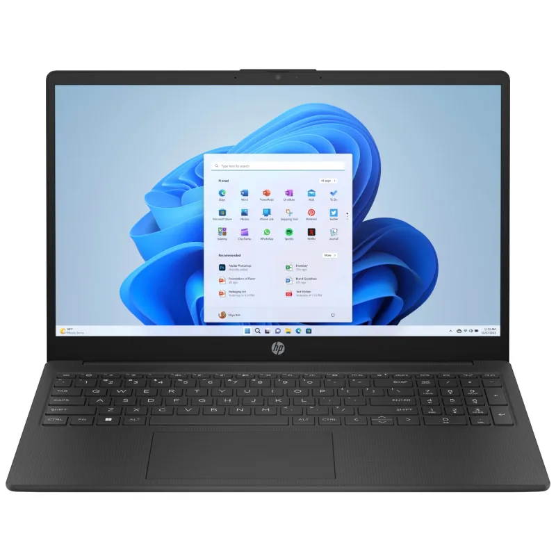 HP 15-fc0057na AMD Ryzen 5 7520U 8GB RAM 512GB SSD 15.6" Windows 11 Home Laptop
