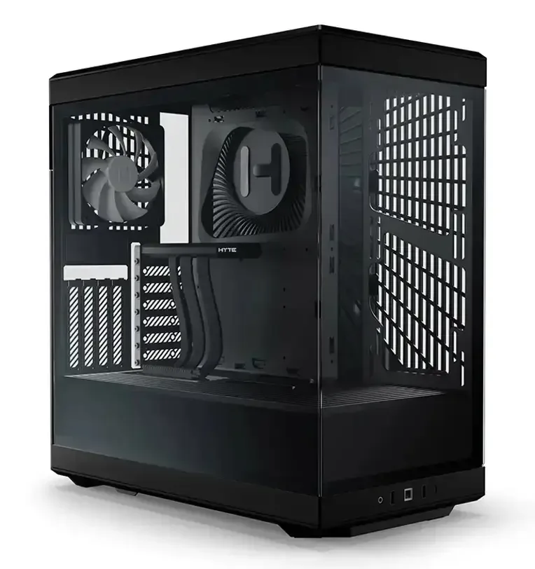 HYTE Y40 Panoramic Tempered Glass Mid Tower Gaming PC Case - Black