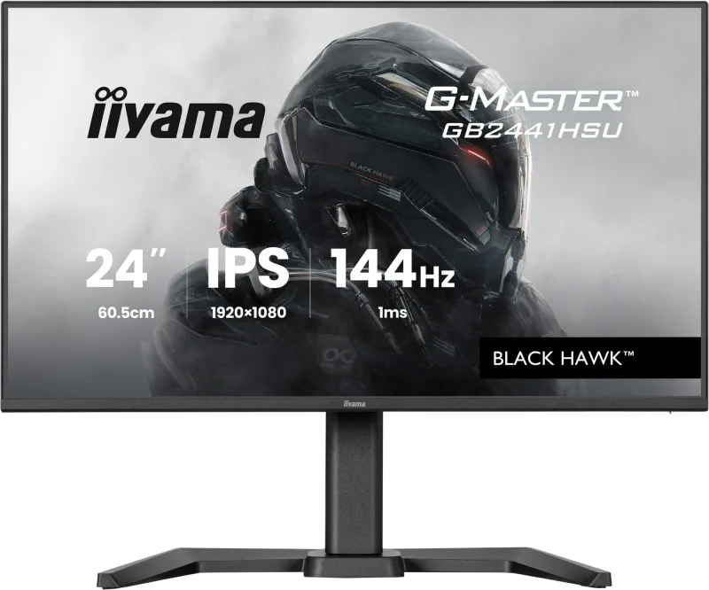 iiyama G-Master GB2441HSU-B1 24" IPS Full HD 144Hz 1ms Freesync Height Adjustable Gaming Monitor