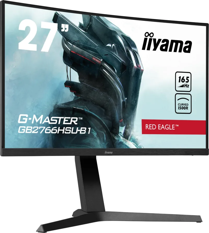 iiyama G-Master GB2766HSU-B1 27" Curved FHD 165Hz 1ms Freesync Height Adjust Gaming Monitor