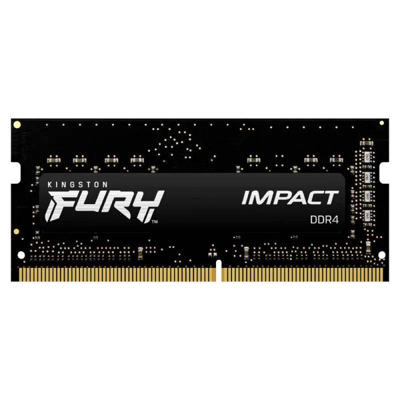 Kingston FURY Impact 16GB DDR4 3200MHz SODIMM RAM Module - AMD Ryzen Ready, Intel XMP-Compatible