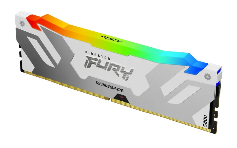 Kingston Technology FURY 32GB 6400MT/s DDR5 CL32 DIMM Renegade RGB Whi