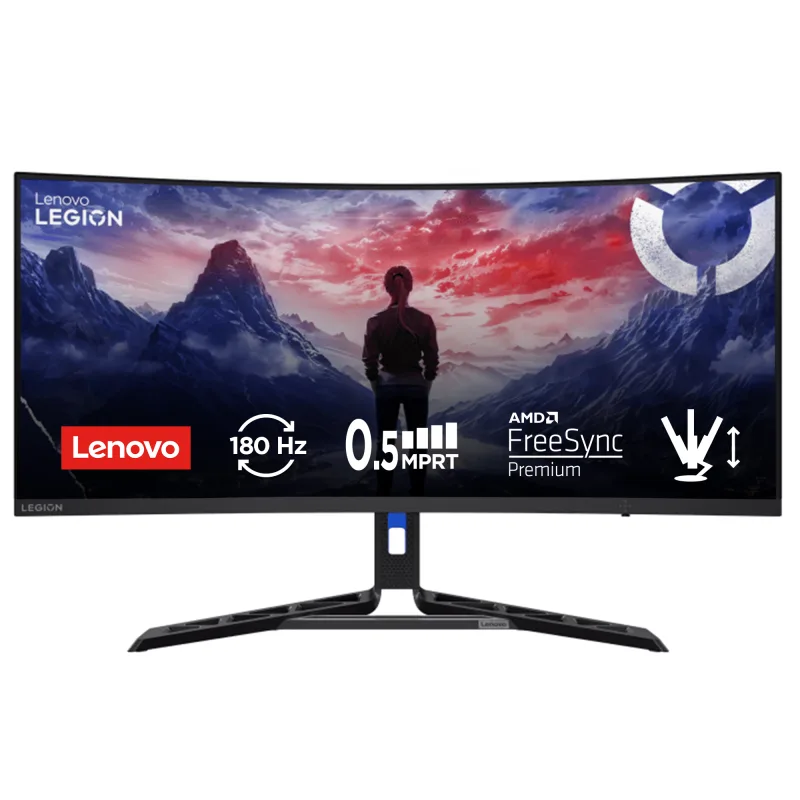 Lenovo Legion R34W-30 34 QHD 180Hz 0.5ms UltraWide Curved Gaming Monitor