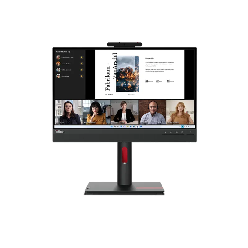 Lenovo ThinkCentre 22" Tiny-in-One Monitor | 21.5-inch FHD IPS | VoIP Ready | Smart Traffic Light | Eco-Friendly Packaging
