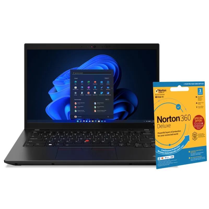 Lenovo ThinkPad L14 G3 Core i5 12th gen 16GB RAM 256GB SSD 14 Inch Windows 11 Pro Laptop