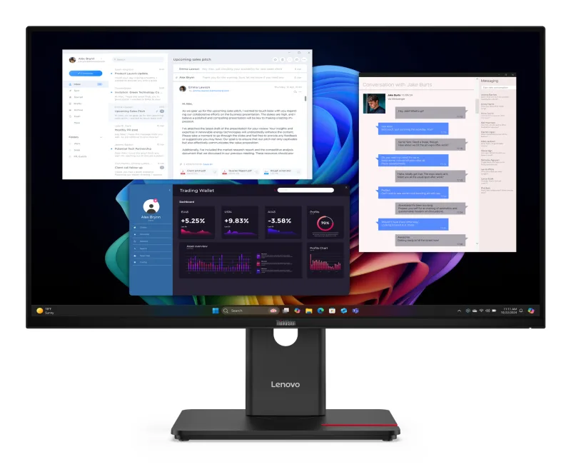 Lenovo ThinkVision T27UD-40 27 IPS 4K UHD USB-C Monitor