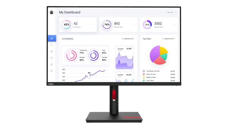Lenovo ThinkVision T32p-30 computer monitor 80 cm (31.5") 3840 x
