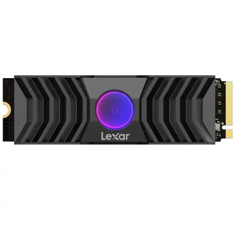 Lexar NM1090 1TB PCIe 5.0 M.2 NVMe SSD with Heatsink - Read 11,500MB/s Write 9000MB/s - LNM1090001T-RNANG