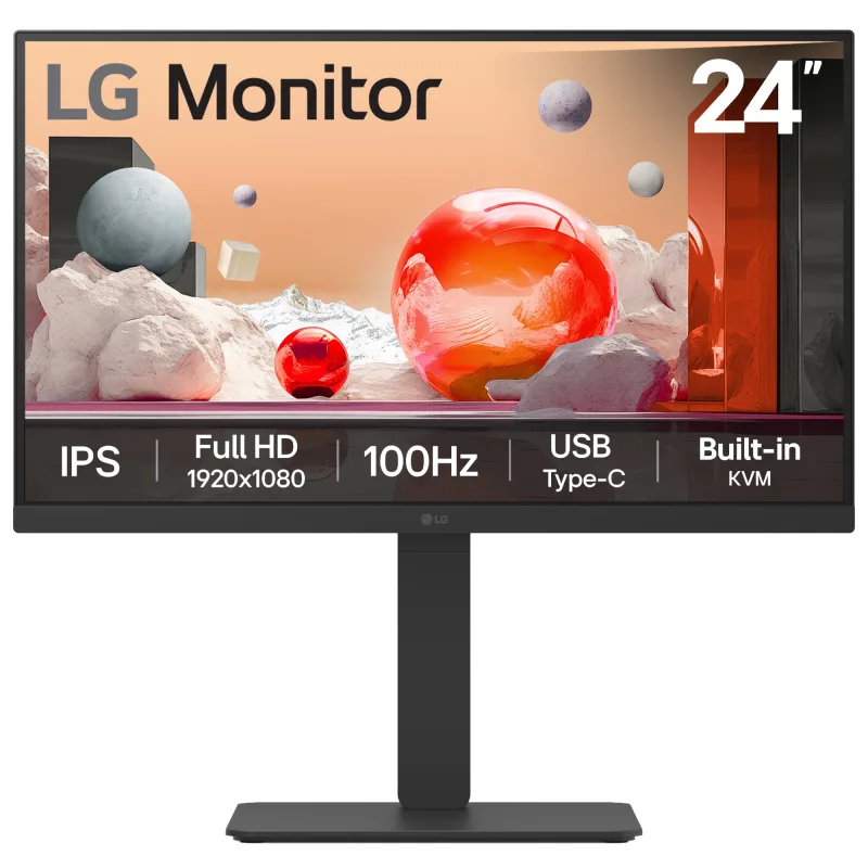 LG 24BA650 24 IPS Full HD 100Hz USB-C Monitor