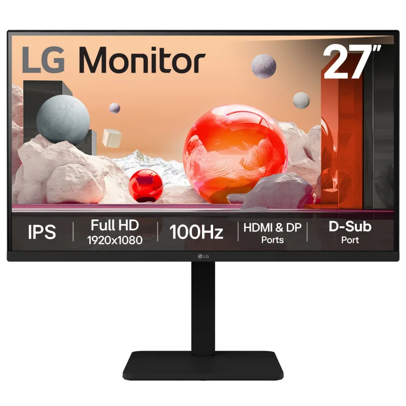 LG 27BA450 27 IPS Full HD 100Hz Height-Adjustable Monitor
