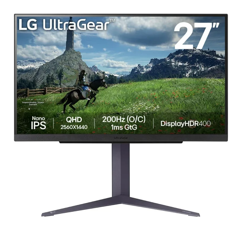 LG UltraGear 27GS85Q 27 IPS QHD 180Hz 1ms Gaming Monitor