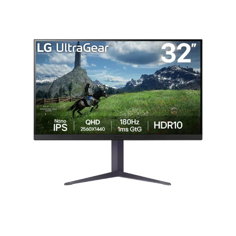 LG UltraGear 32GS85Q 32 Nano IPS QHD 180Hz 1ms Gaming Monitor