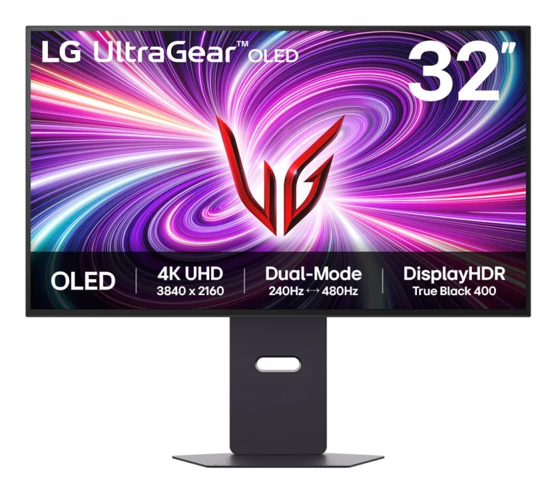 LG UltraGear 32GX870A 32 OLED Dual-Mode 4K at 240Hz Full HD 480Hz Gaming Monitor