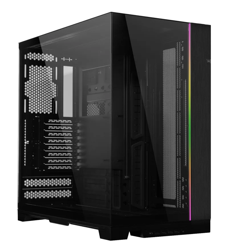 Lian Li O11D EVO Black PC Case - Modular Mesh, 3 GPU Positions, Up to E-ATX, Extreme Cooling Support
