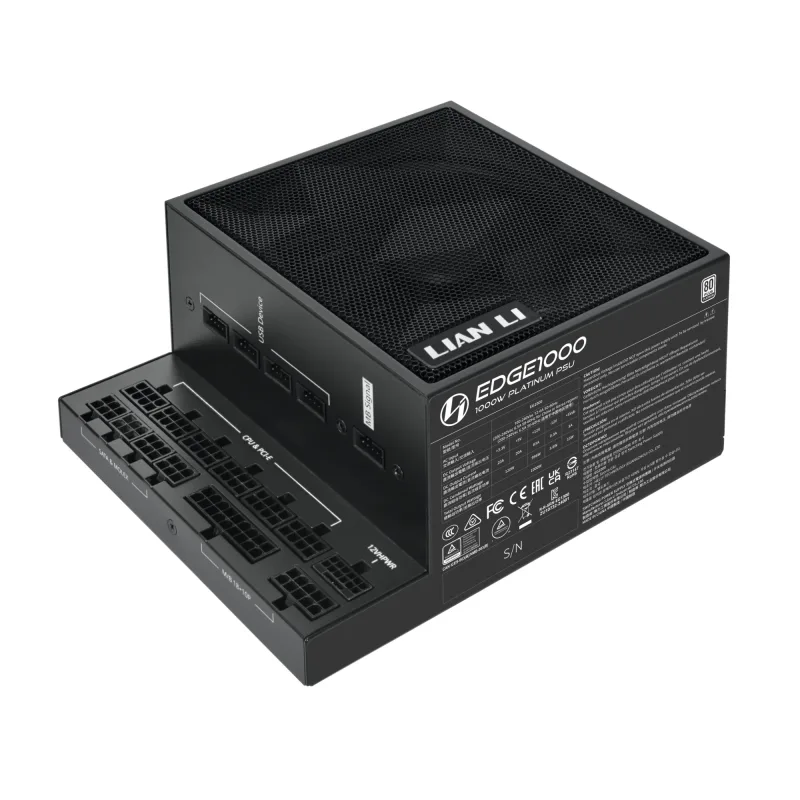 Lian Li Shift Edge EG1000 1000W 80+ Platinum Power Supply Unit - Black