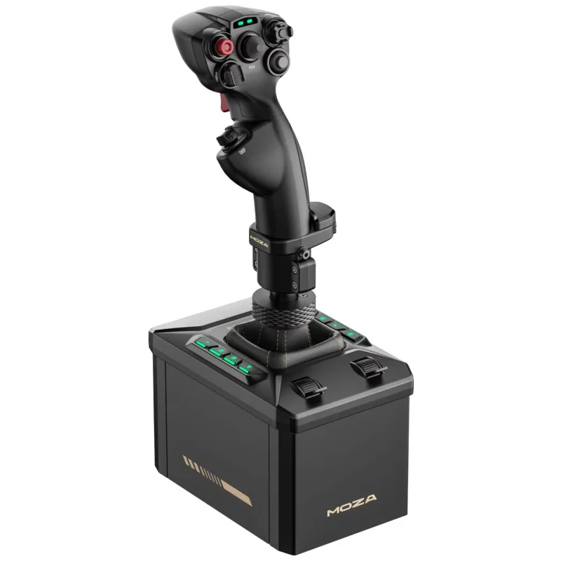 MOZA Racing AB6 Flight Simulator Bundle MHG Flight Stick and AB6 FFB Flight Base - AS017
