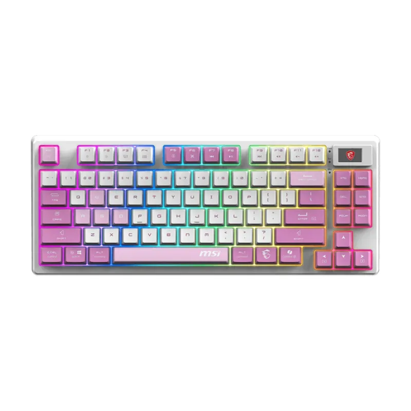 MSI Forge GK600 TKL Wireless RGB Mechanical Gaming Keyboard - Violet