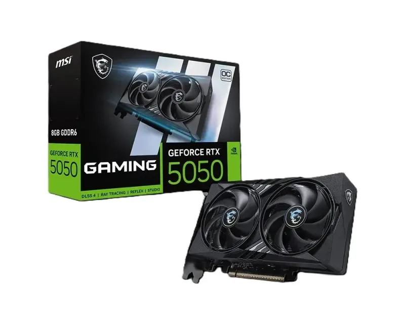 MSI GeForce RTX 5050 GAMING 8GB OC Graphics Card