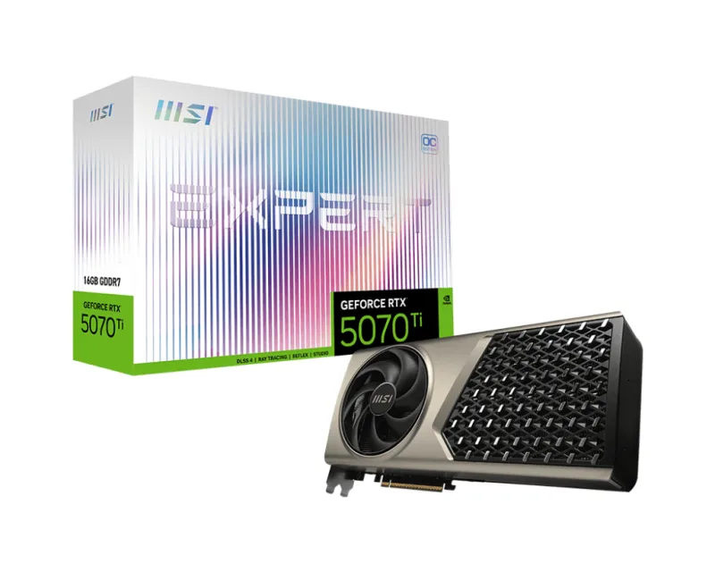MSI GeForce RTX 5070 Ti 16G EXPERT OC NVIDIA 16 GB GDDR7