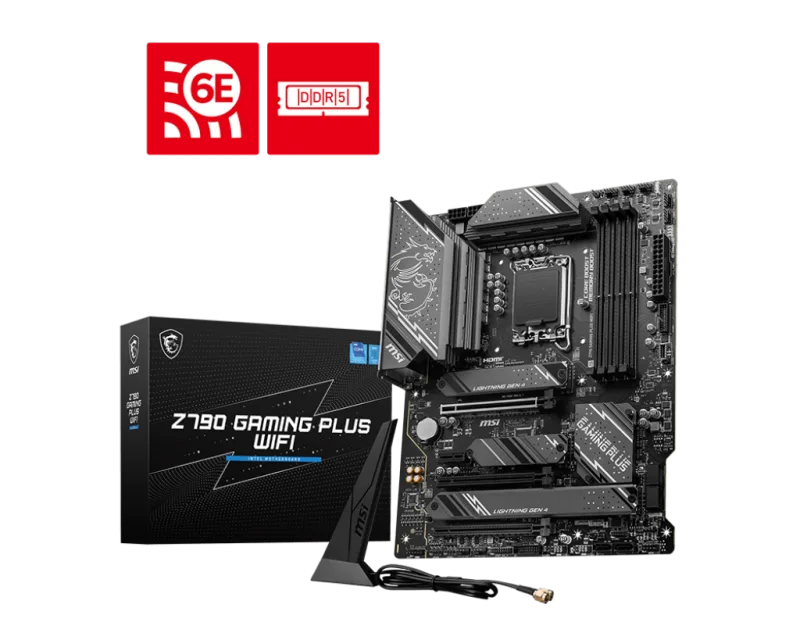 MSI Intel Z790 GAMING PLUS WIFI DDR5 Motherboard - Enhanced Connectivity & Cooling Solutions