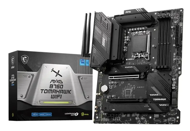 MSI MAG B760 TOMAHAWK WIFI Intel DDR5 ATX Motherboard - LGA 1700