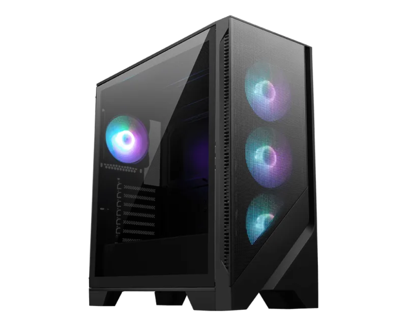 MSI MAG Forge 321R Airflow ATX Gaming PC Case - Black