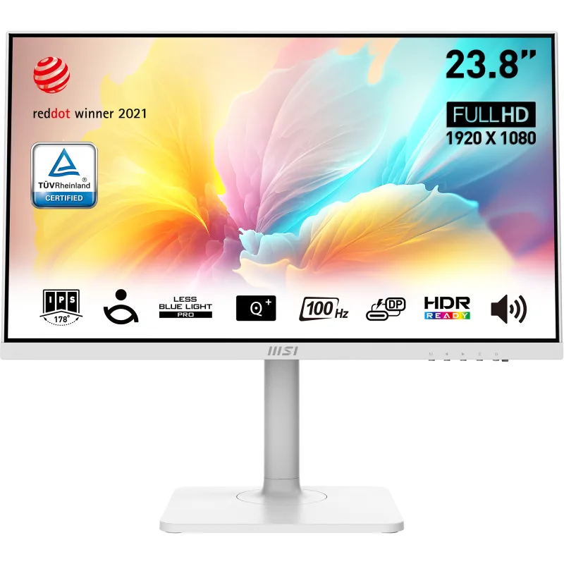 MSI Modern MD2412PW 23.8 IPS Full HD 100Hz Adaptive-Sync Monitor