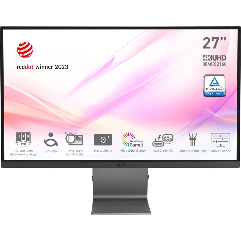 MSI Modern MD271UL 27" IPS UHD 4K USB-C Ultra Slim Monitor