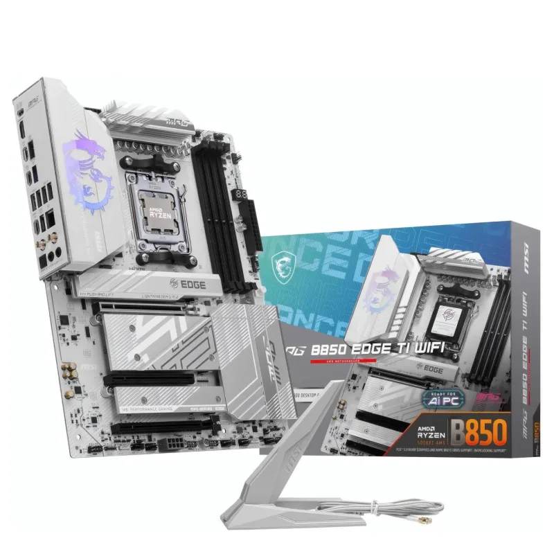 MSI MPG B850 EDGE TI WIFI, AMD AM5 Motherboard CPU Bundle
