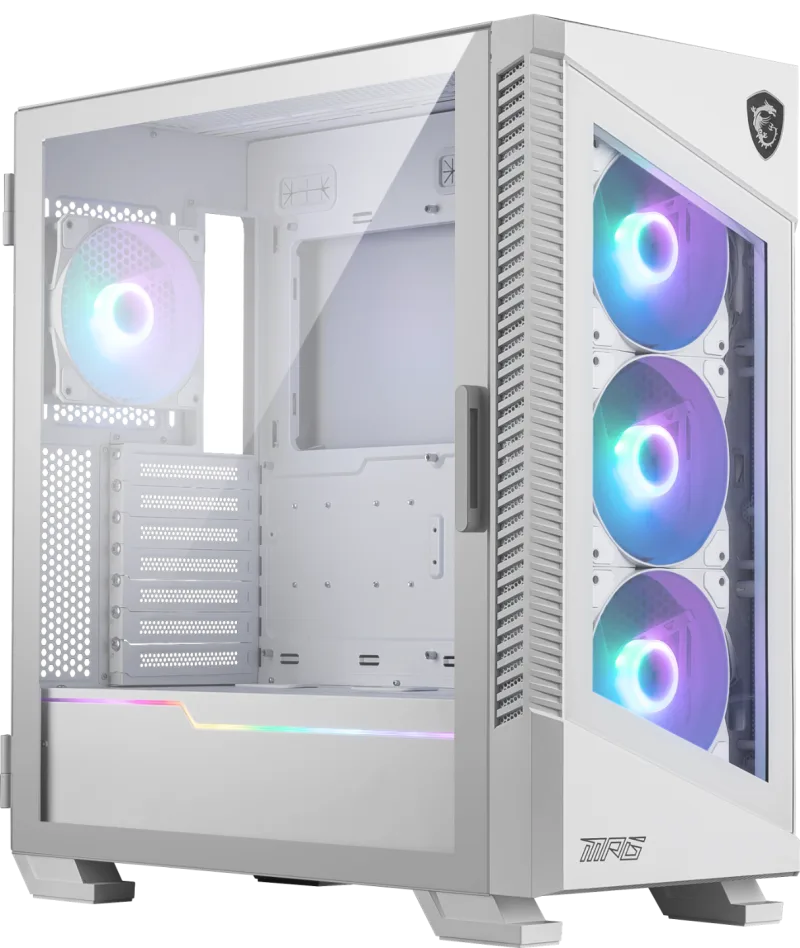 MSI MPG Velox 100R White Mid Tower Case