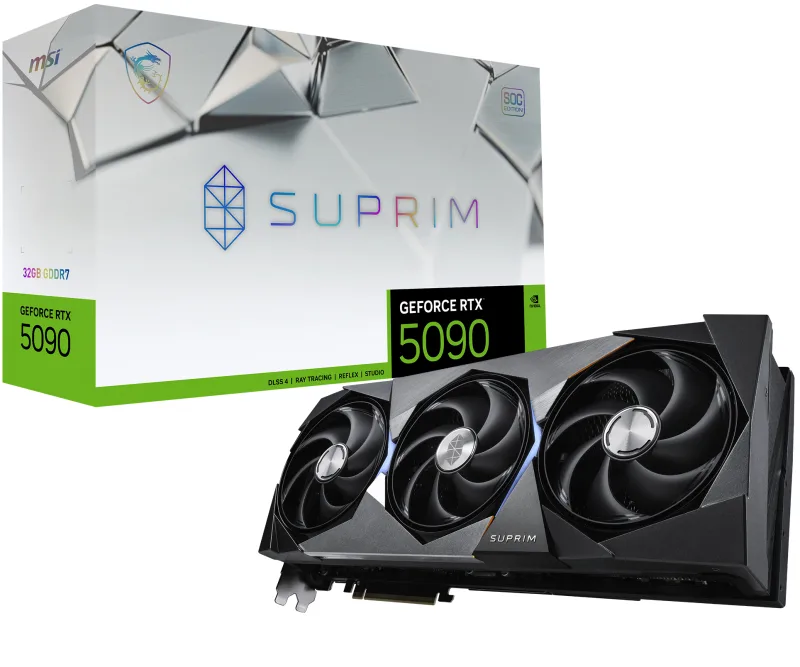 MSI NVIDIA GeForce RTX 5090 32G SUPRIM SOC GDDR7 Graphics Card