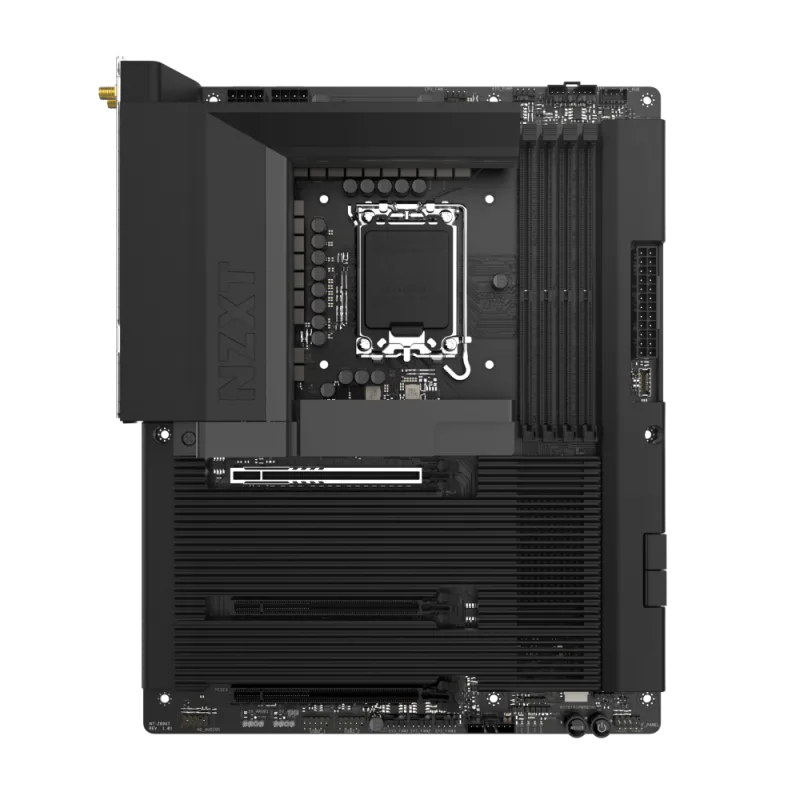 NZXT N7 Z890 Matte Black Intel ATX DDR5 WIFI 7 Motherboard LGA 1851 - N7-Z89XT-B1