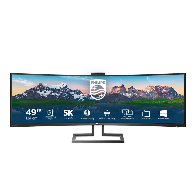 Philips P-Line 499P9H 49 VA Dual QHD UltraWide Curved Monitor