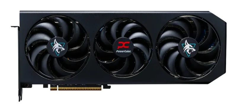 PowerColor RX 9070 XT OC 16GB Hellhound GDDR6 Graphics Card - RX9070XT 16G-L/OC