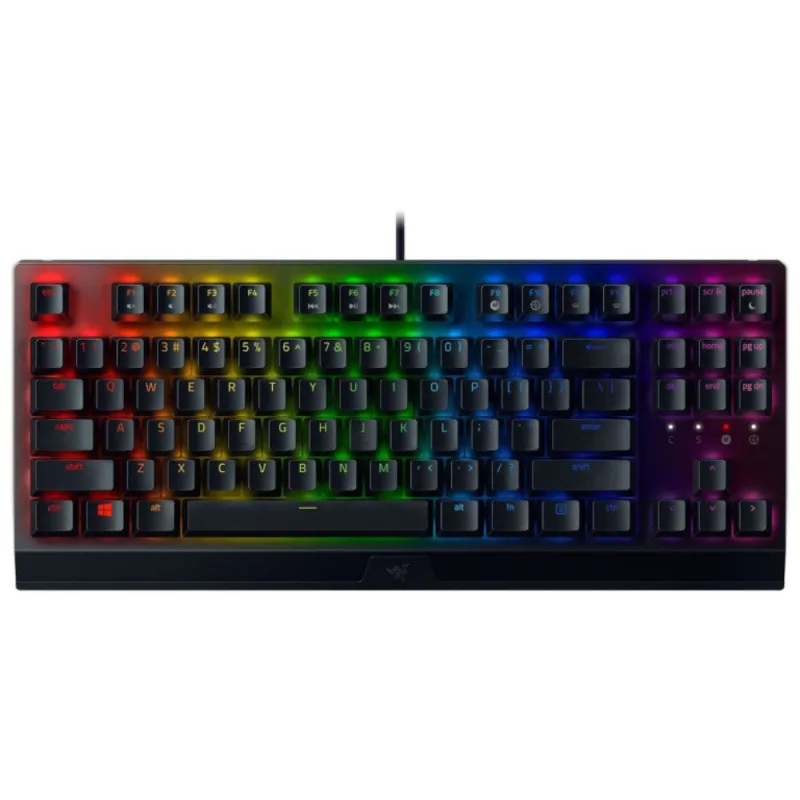 Razer BlackWidow V3 Gaming Keyboard - RZ03-03490300-R3W1 | Green Switches | Chroma RGB | Tenkeyless | 80M Keystrokes