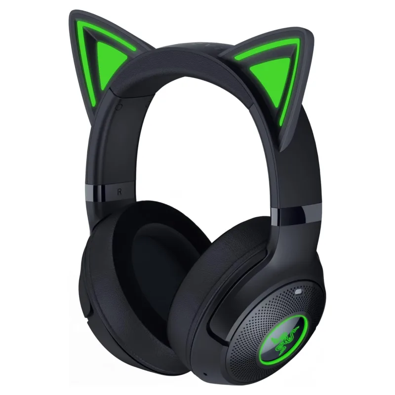 Razer Kraken Kitty V2 BT Wireless Gaming Over-Ear Headset - Black