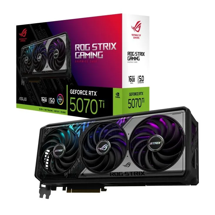 ROG Strix GeForce RTX 5070 Ti 16GB GDDR7 with Resident Evil Requiem GeForce RTX 50 Series Bundle